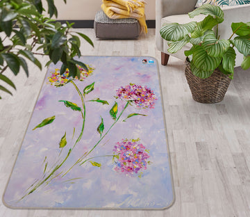 3D Colorful Flower 1278 Skromova Marina Rug Non Slip Rug Mat