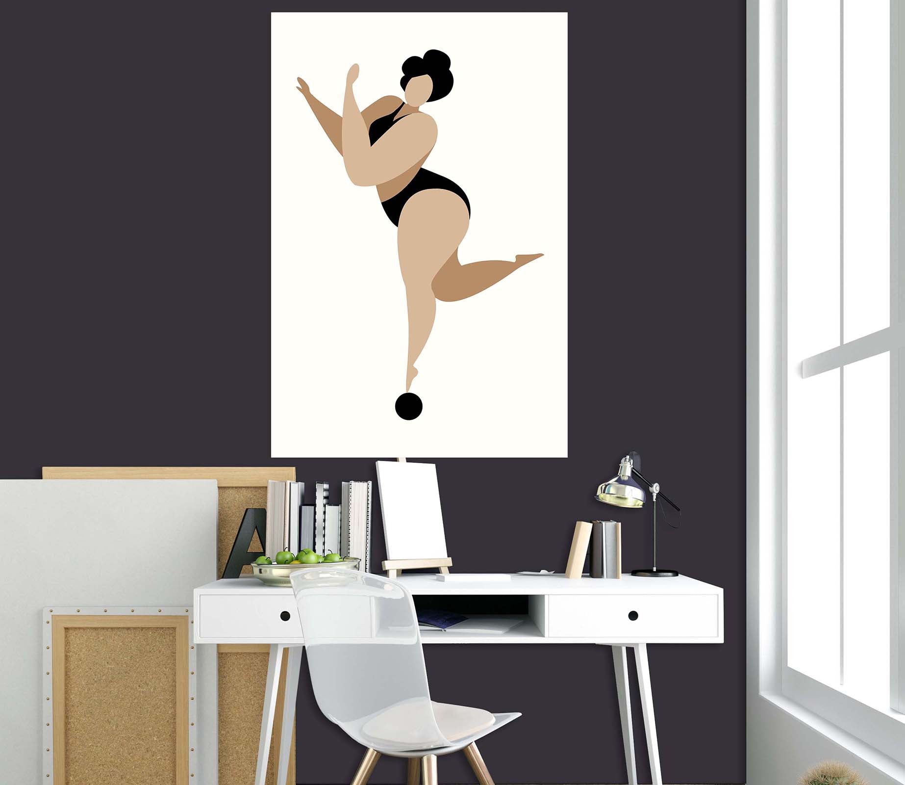 3D Sports Queen 134 Boris Draschoff Wall Sticker