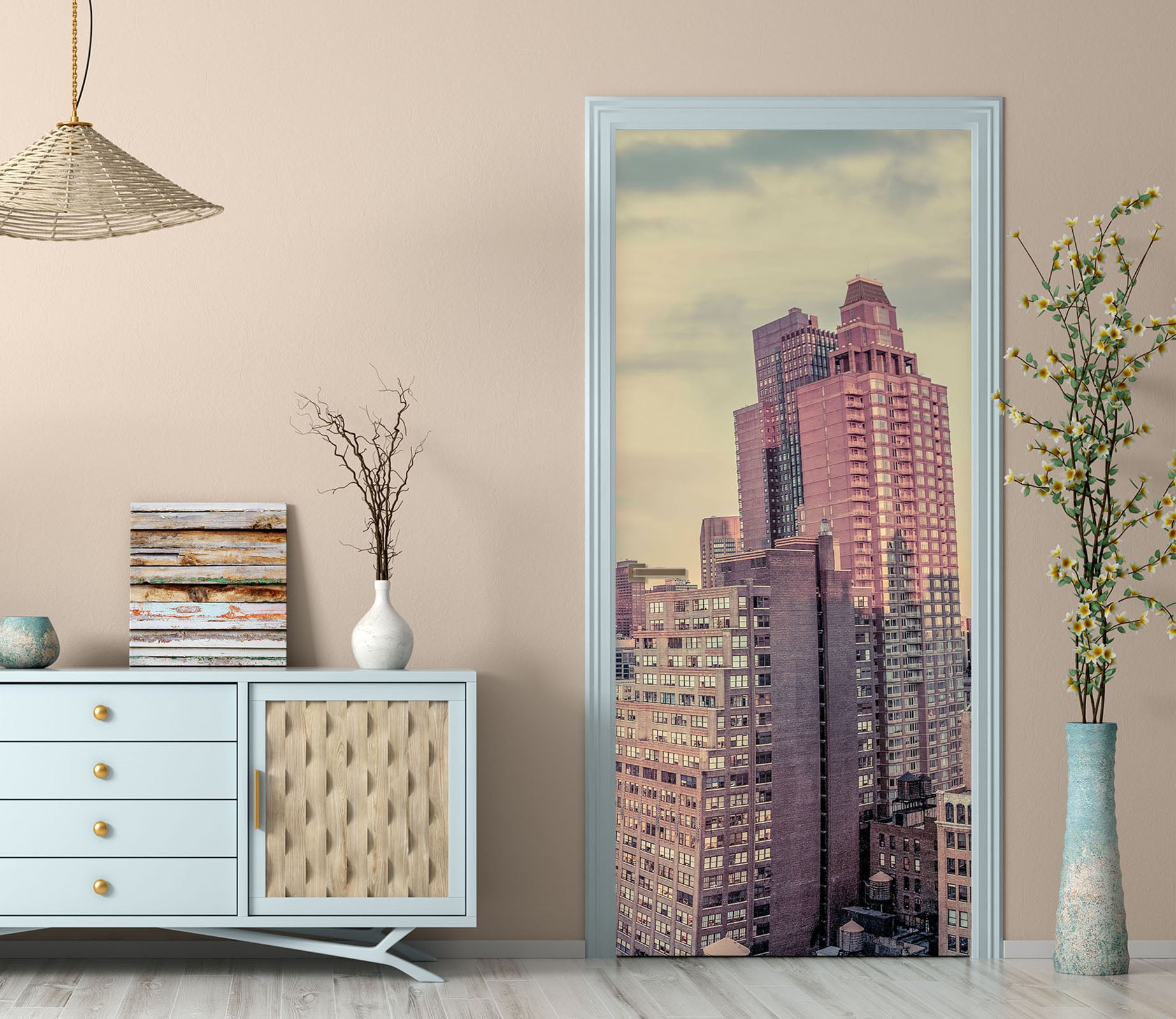 3D Office Building 5039 Assaf Frank Door Mural