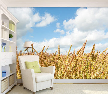 3D Golden Wheat 1031 Wall Murals Wallpaper AJ Wallpaper 2 