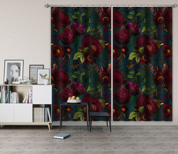 3D Night Tree 182 Uta Naumann Curtain Curtains Drapes