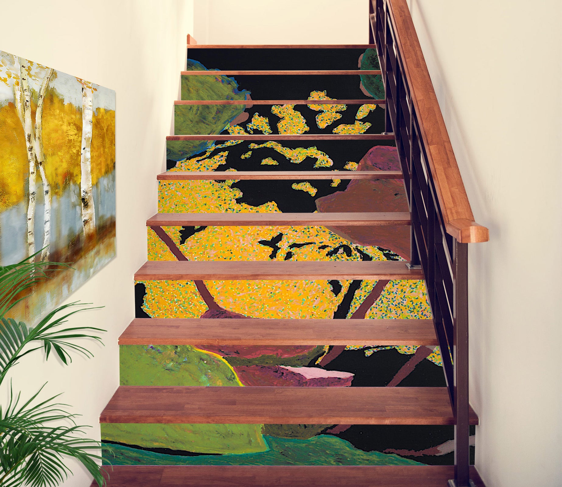 3D Pond Leaves 90131 Allan P. Friedlander Stair Risers