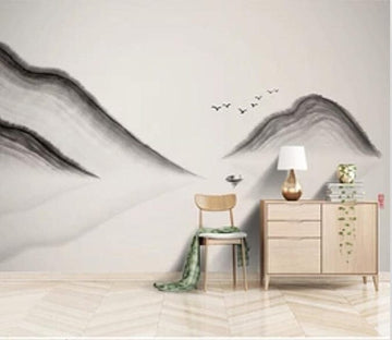 3D Black Ink Illustration 2903 Wall Murals Wallpaper AJ Wallpaper 2 