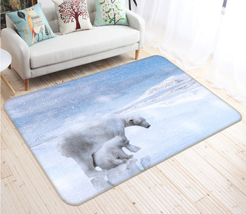 3D Polar Bear 82144 Animal Non Slip Rug Mat