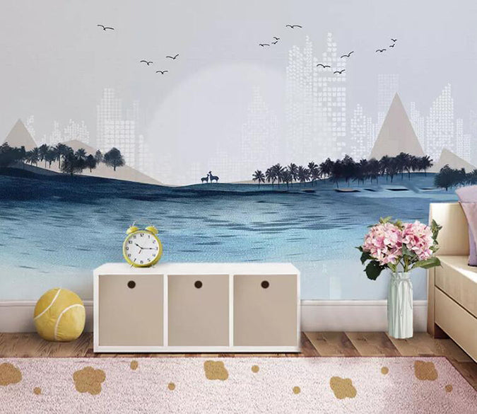 3D Sea Beach 1071 Wall Murals Wallpaper AJ Wallpaper 2 