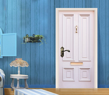 3D Pink White Door 22229 Door Mural