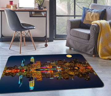 3D Water City 1174 Marco Carmassi Rug Non Slip Rug Mat Mat AJ Creativity Home 