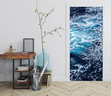 3D Waves Sea Surface 22011 Door Mural