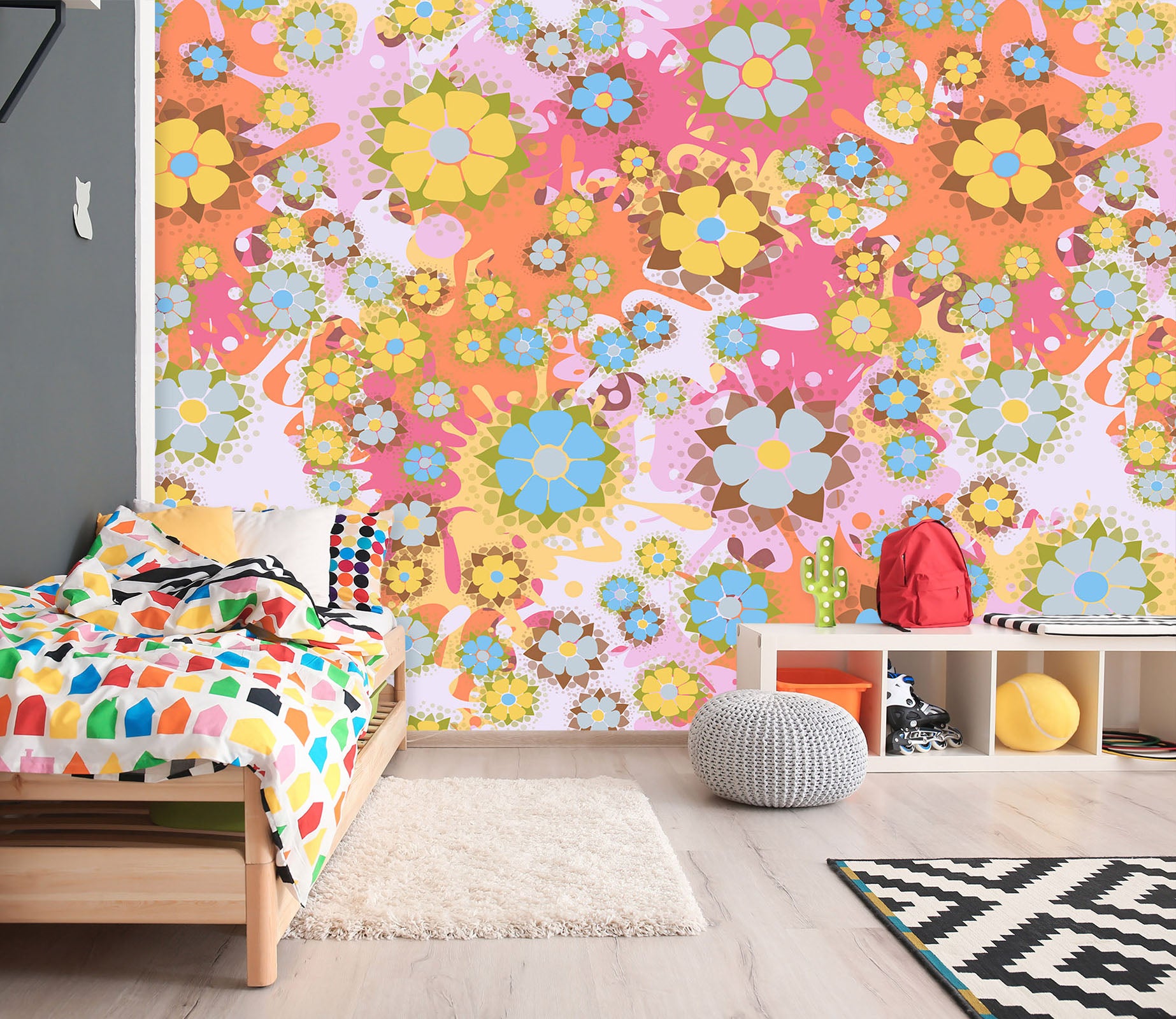 3D Flowers 58179 Wall Murals