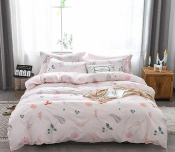 3D Light Pink 30342 Bed Pillowcases Quilt