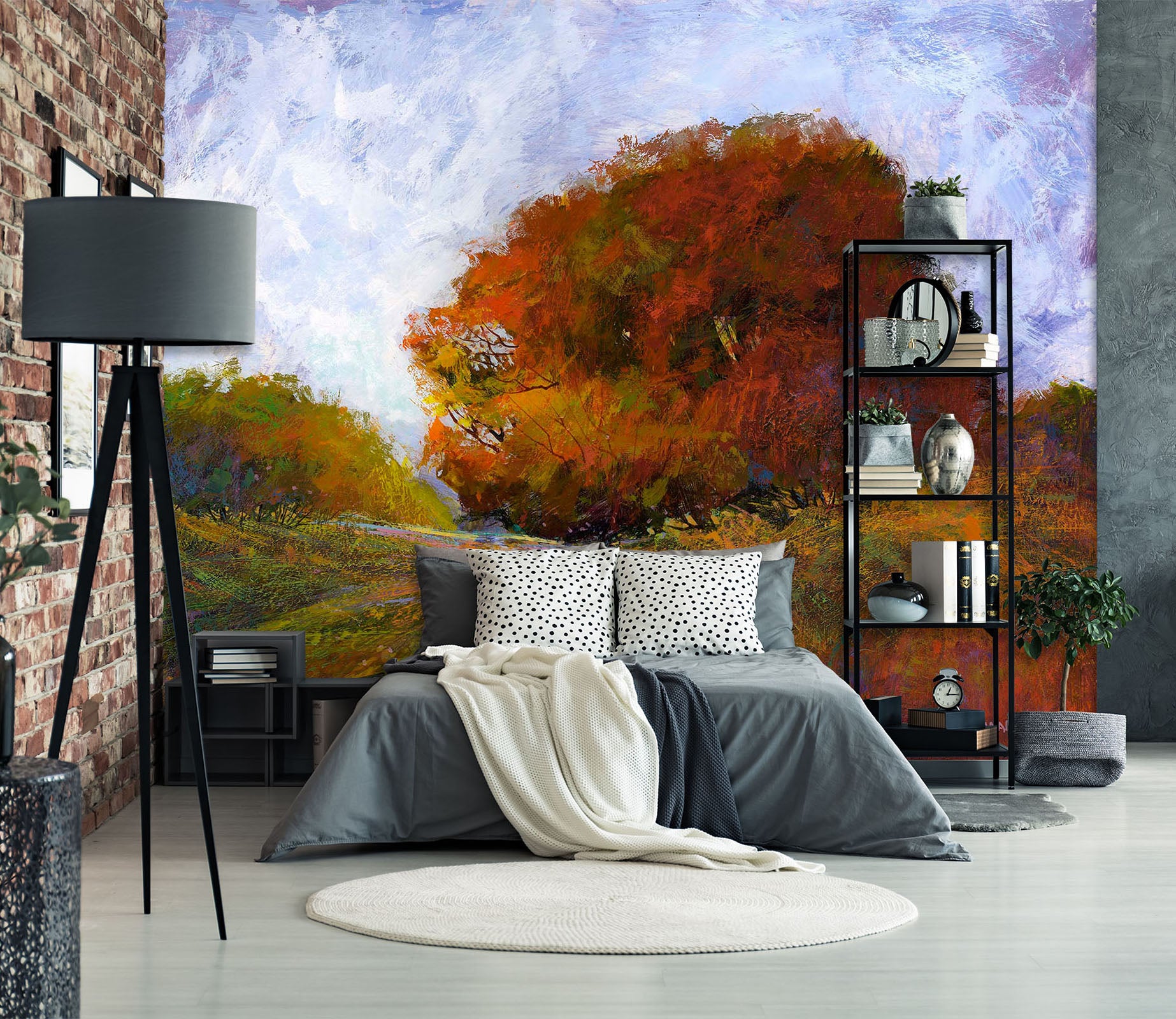 3D Red Maple Leaf 1502 Michael Tienhaara Wall Mural Wall Murals