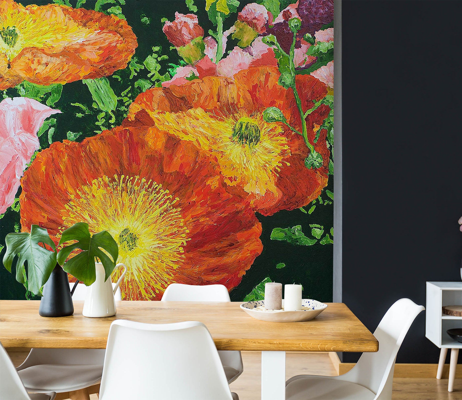 3D Summer Garden 166 Allan P. Friedlander Wall Mural Wall Murals