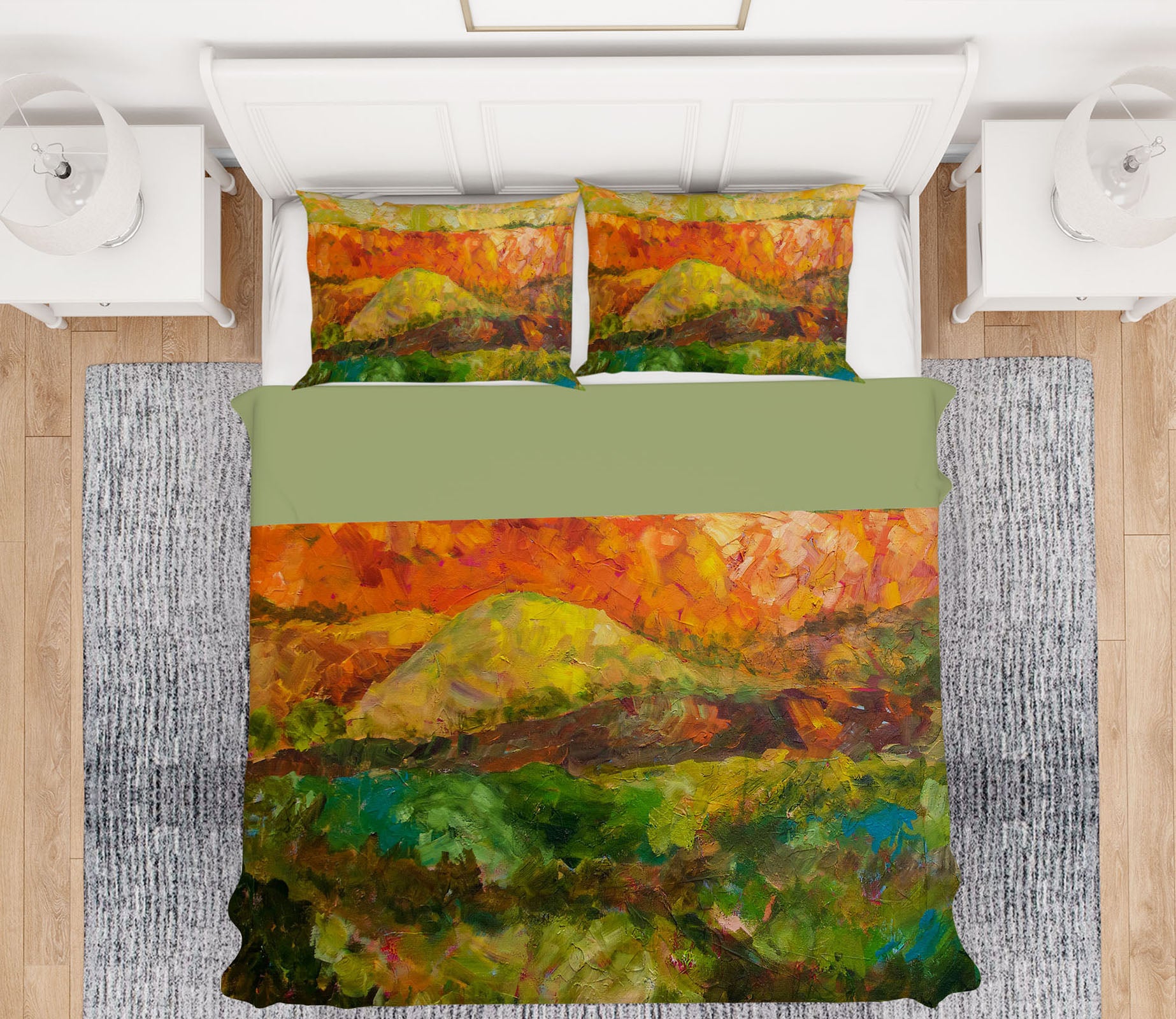 3D Valley Forest 122 Allan P. Friedlander Bedding Bed Pillowcases Quilt