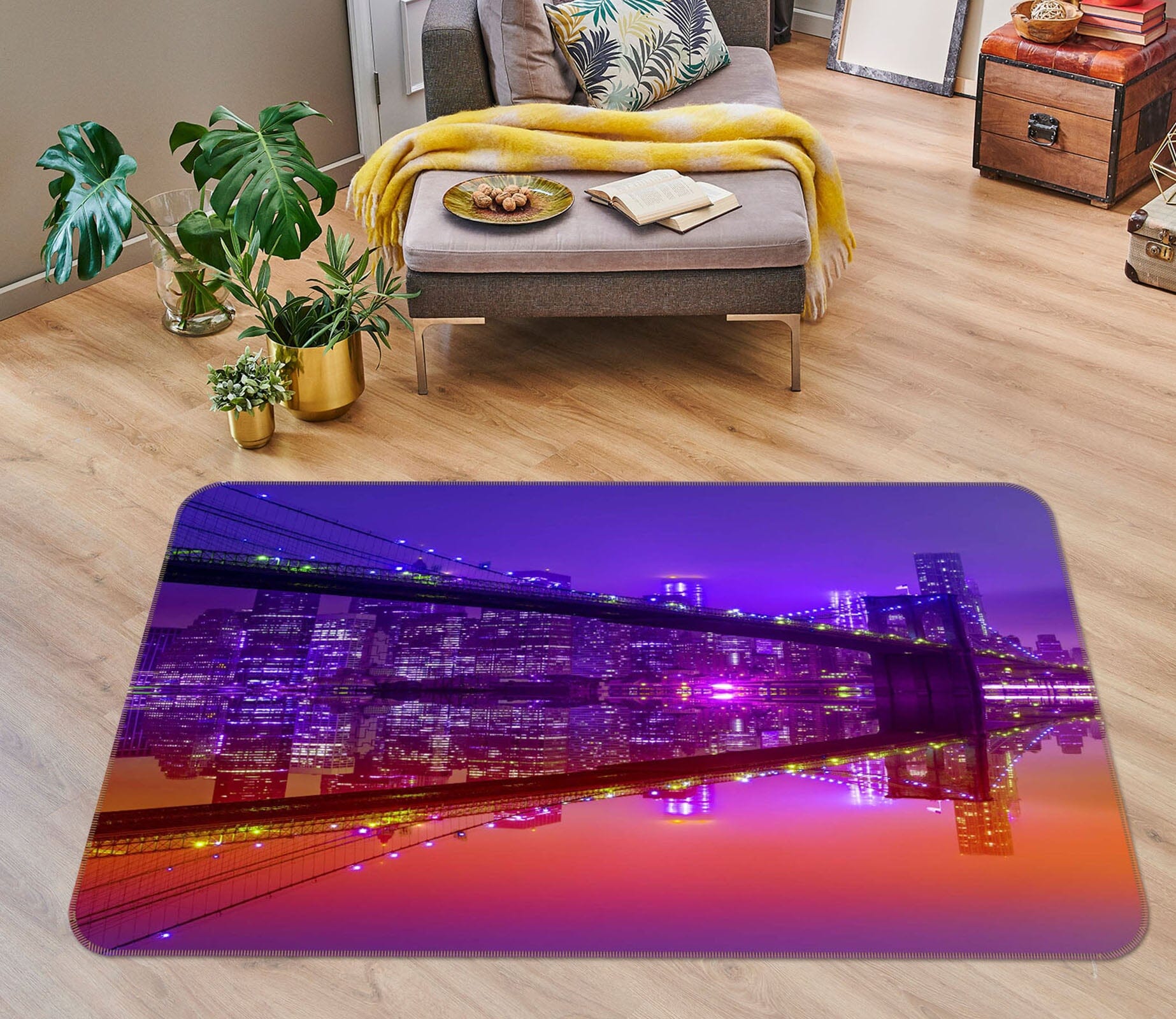 3D City Lights 1066 Marco Carmassi Rug Non Slip Rug Mat Mat AJ Creativity Home 