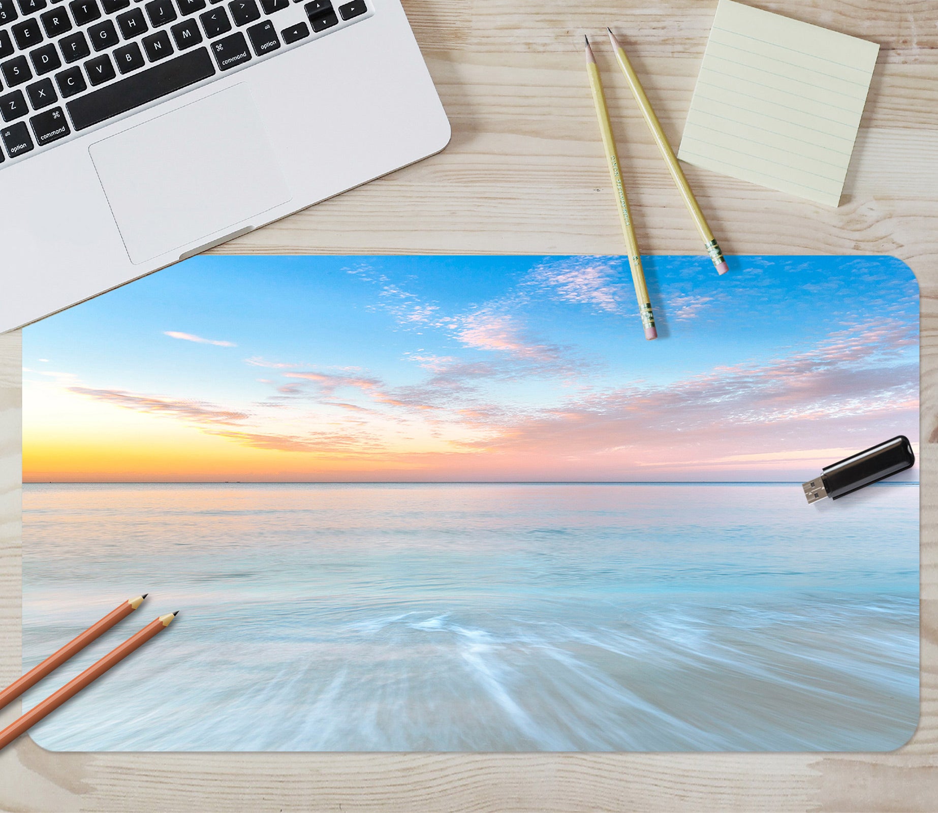 3D Sky Beach 123130 Assaf Frank Desk Mat