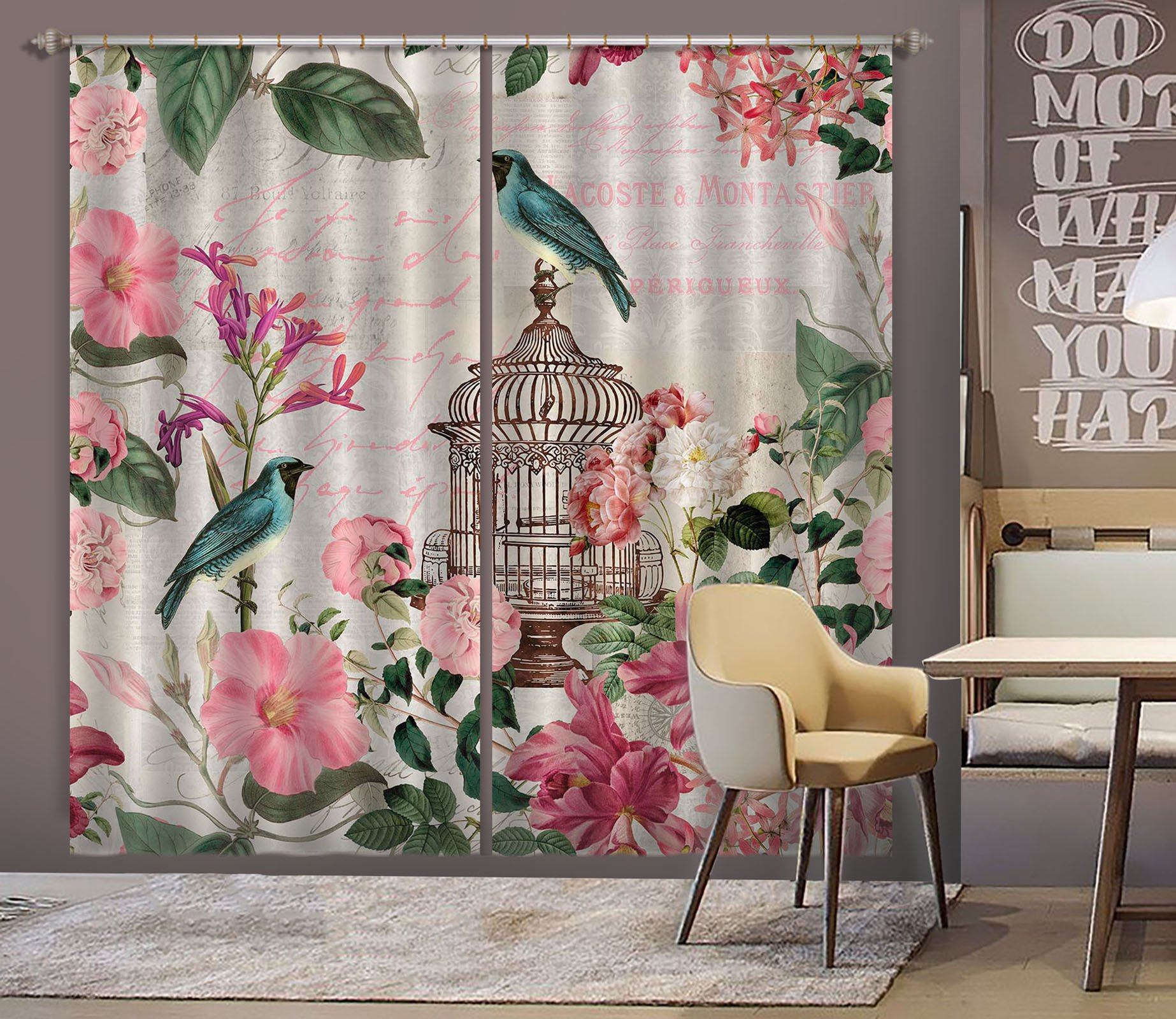 3D Bircage Master 042 Andrea haase Curtain Curtains Drapes Curtains AJ Creativity Home 