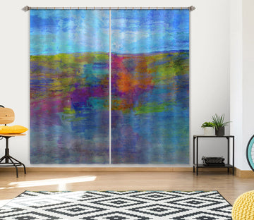 3D Colored Grassland 055 Michael Tienhaara Curtain Curtains Drapes Curtains AJ Creativity Home 