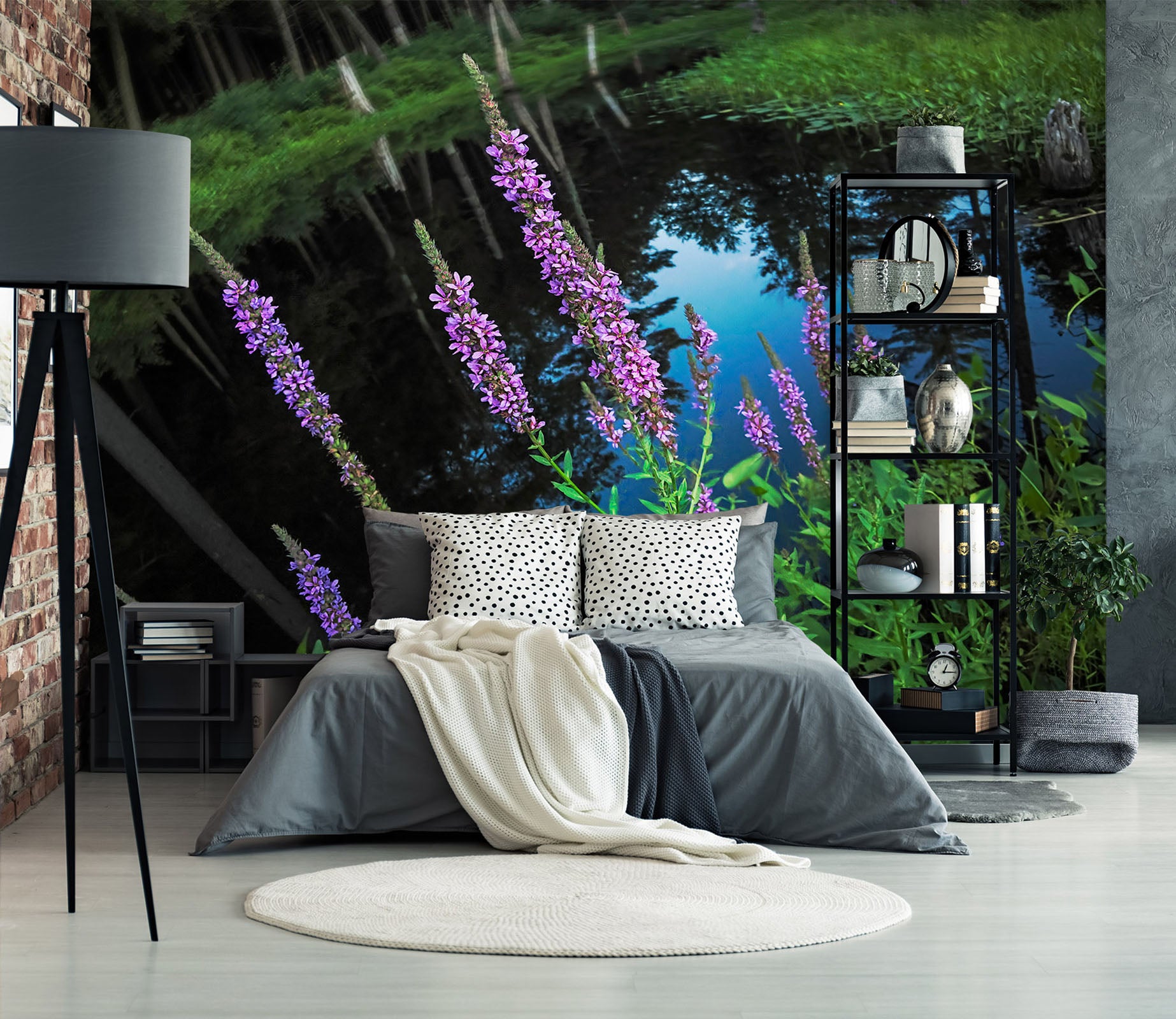 3D Purple Reign 85007 Jerry LoFaro Wall Mural Wall Murals