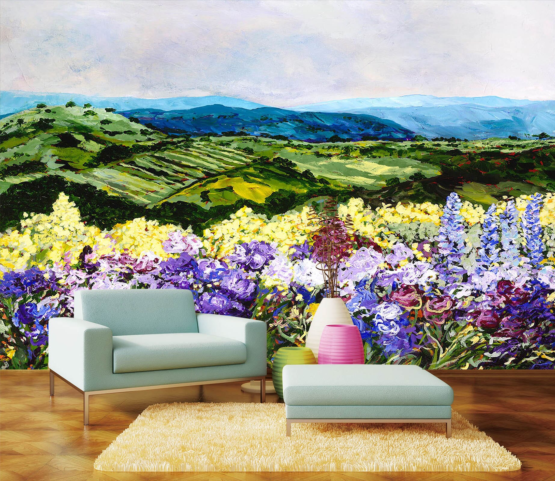 3D Pollinators Ravine 104 Allan P. Friedlander Wall Mural Wall Murals Wallpaper AJ Wallpaper 2 