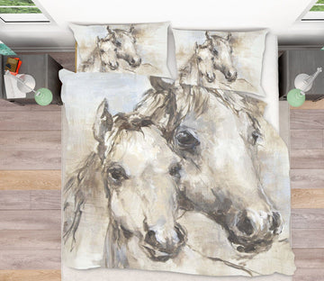 3D Painted Horse 022 Debi Coules Bedding Bed Pillowcases Quilt Quiet Covers AJ Creativity Home 