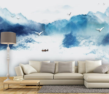 3D Valley Birds WG017 Wall Murals Wallpaper AJ Wallpaper 2 