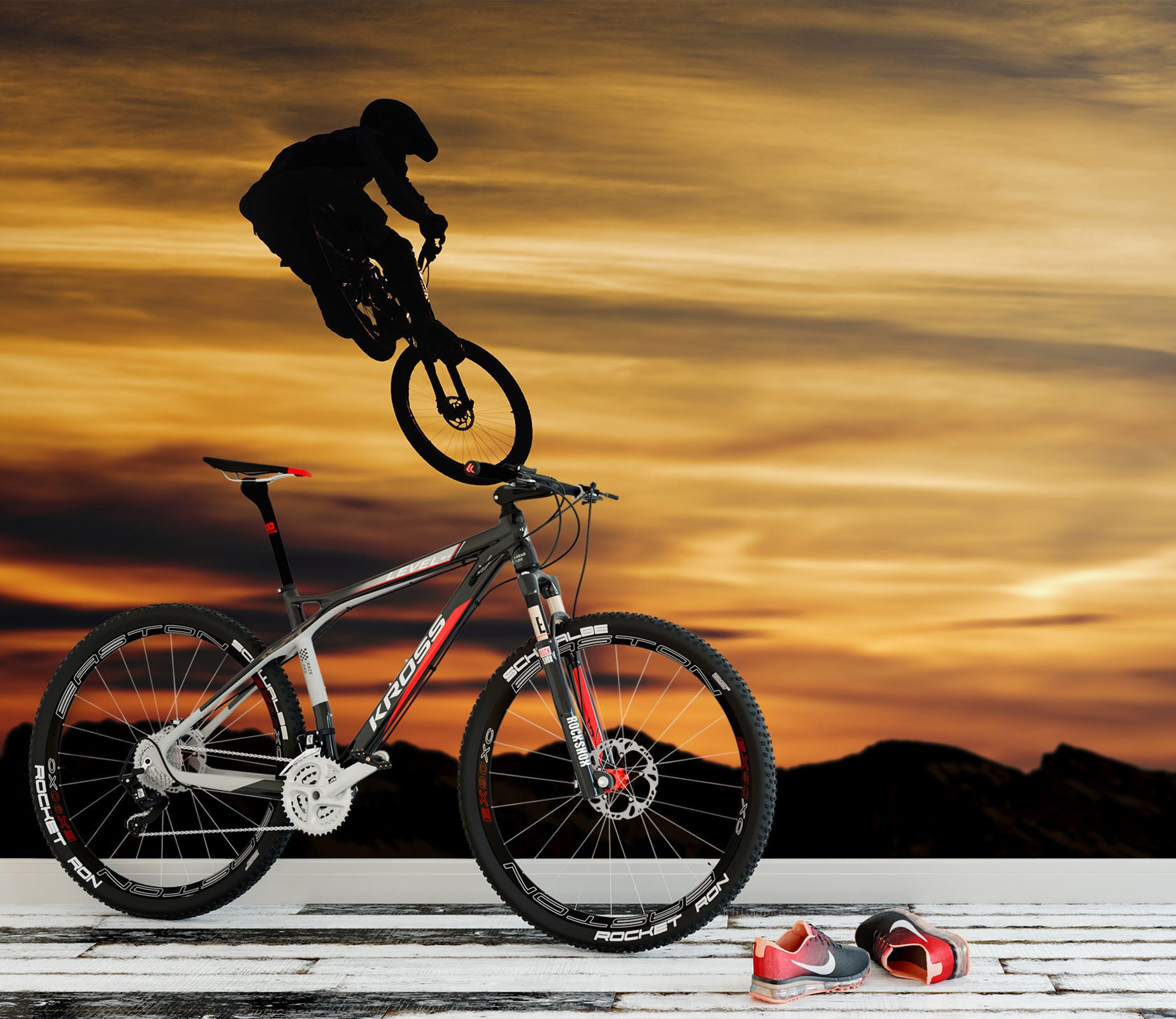 3D Mountain Biking 58126 Wall Murals