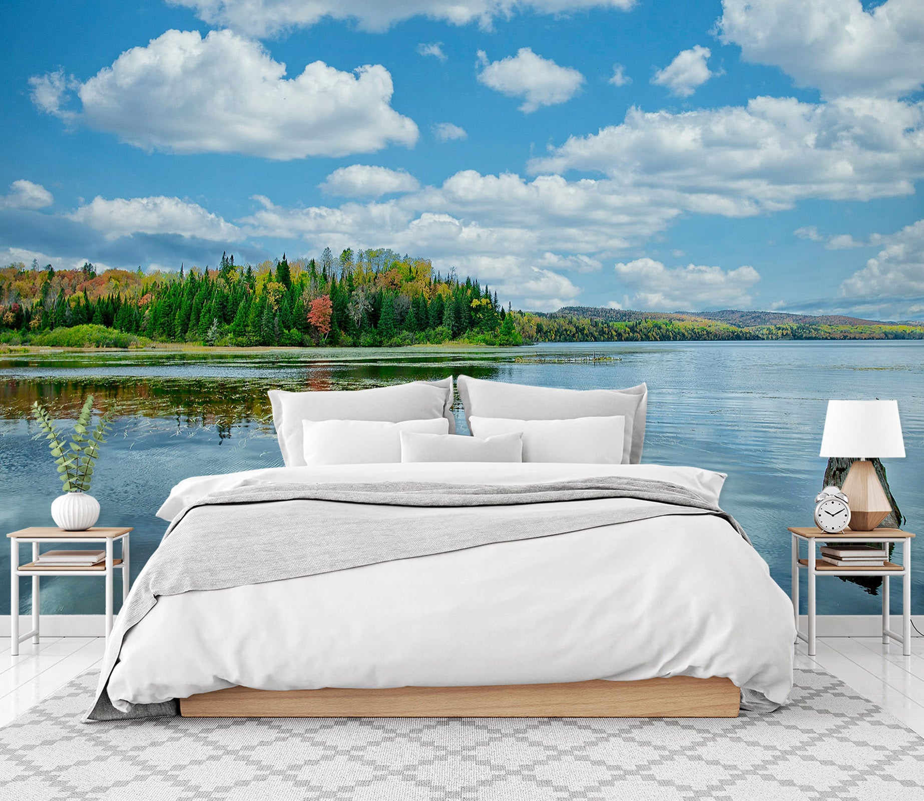 3D Lake Water 61159 Kathy Barefield Wall Mural Wall Murals