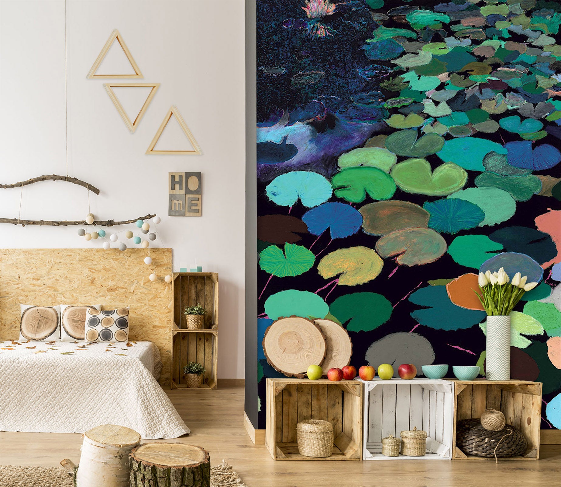 3D White Lotus 263 Allan P. Friedlander Wall Mural Wall Murals