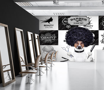 3D Cute Poodle 1534 Wall Murals