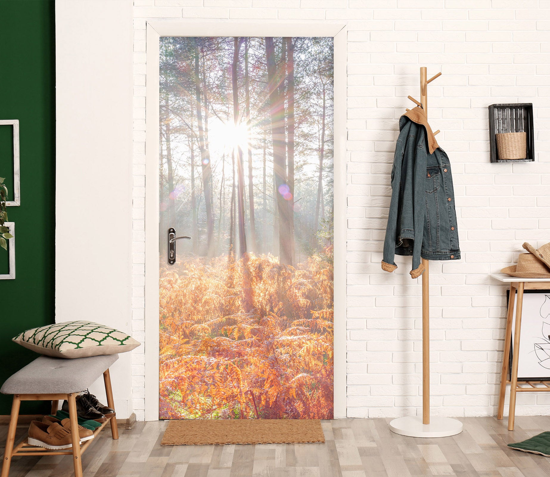 3D Warm Sunshine 5118 Assaf Frank Door Mural