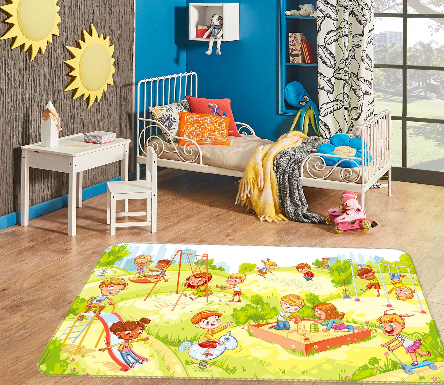 3D Child Kid 77183 Non Slip Rug Mat