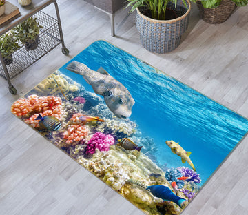 3D Coral Sea 38176 Animal Non Slip Rug Mat