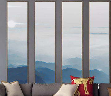 3D Mountain Fog WC1171 Wall Murals