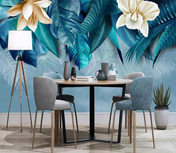 3D Lush Leaves WC2147 Wall Murals