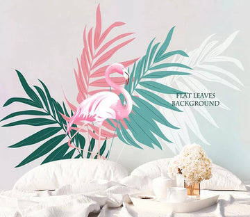 3D Pink Flamingo 551 Wall Murals Wallpaper AJ Wallpaper 2 