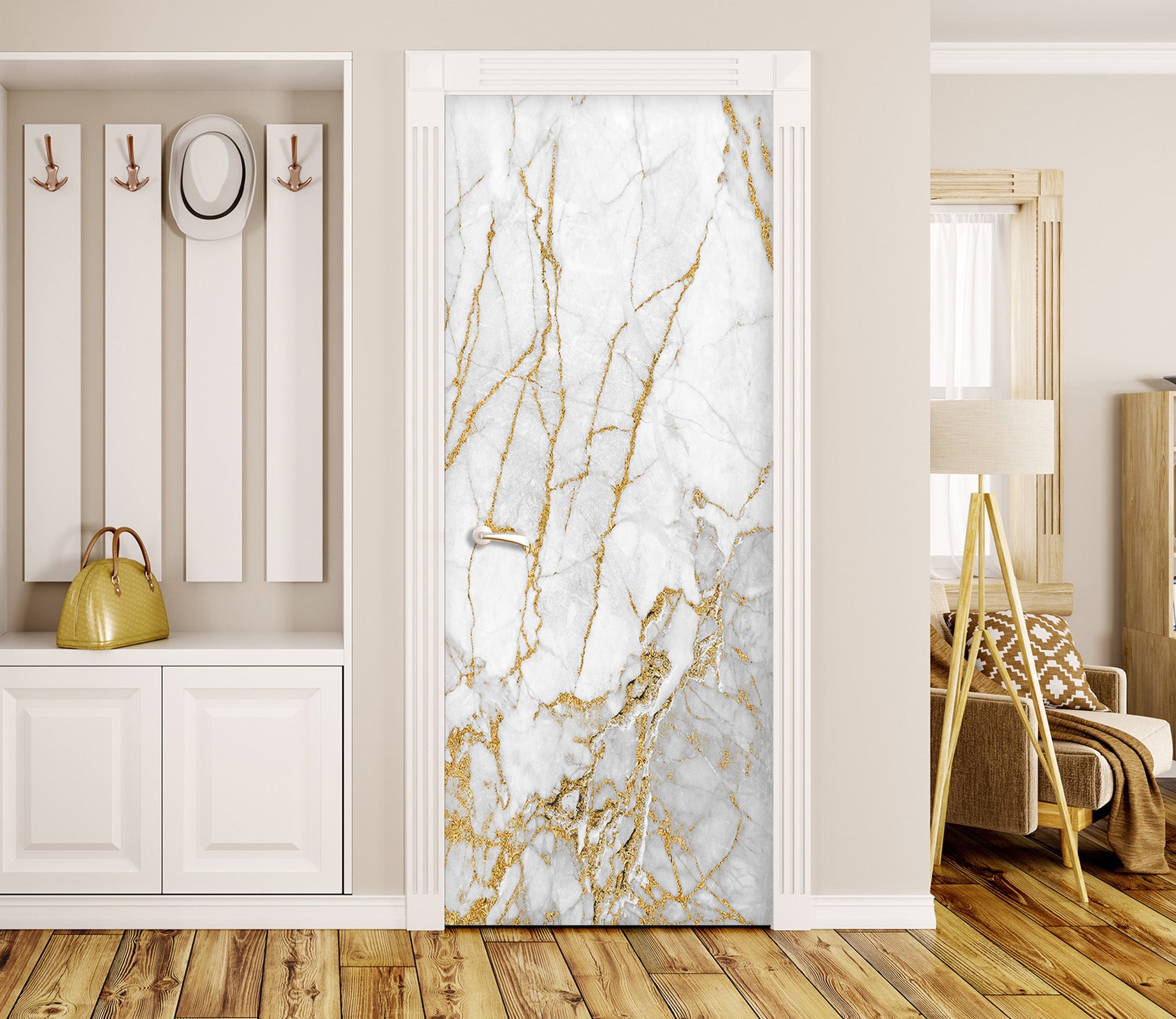 3D Marbling 25110 Door Mural