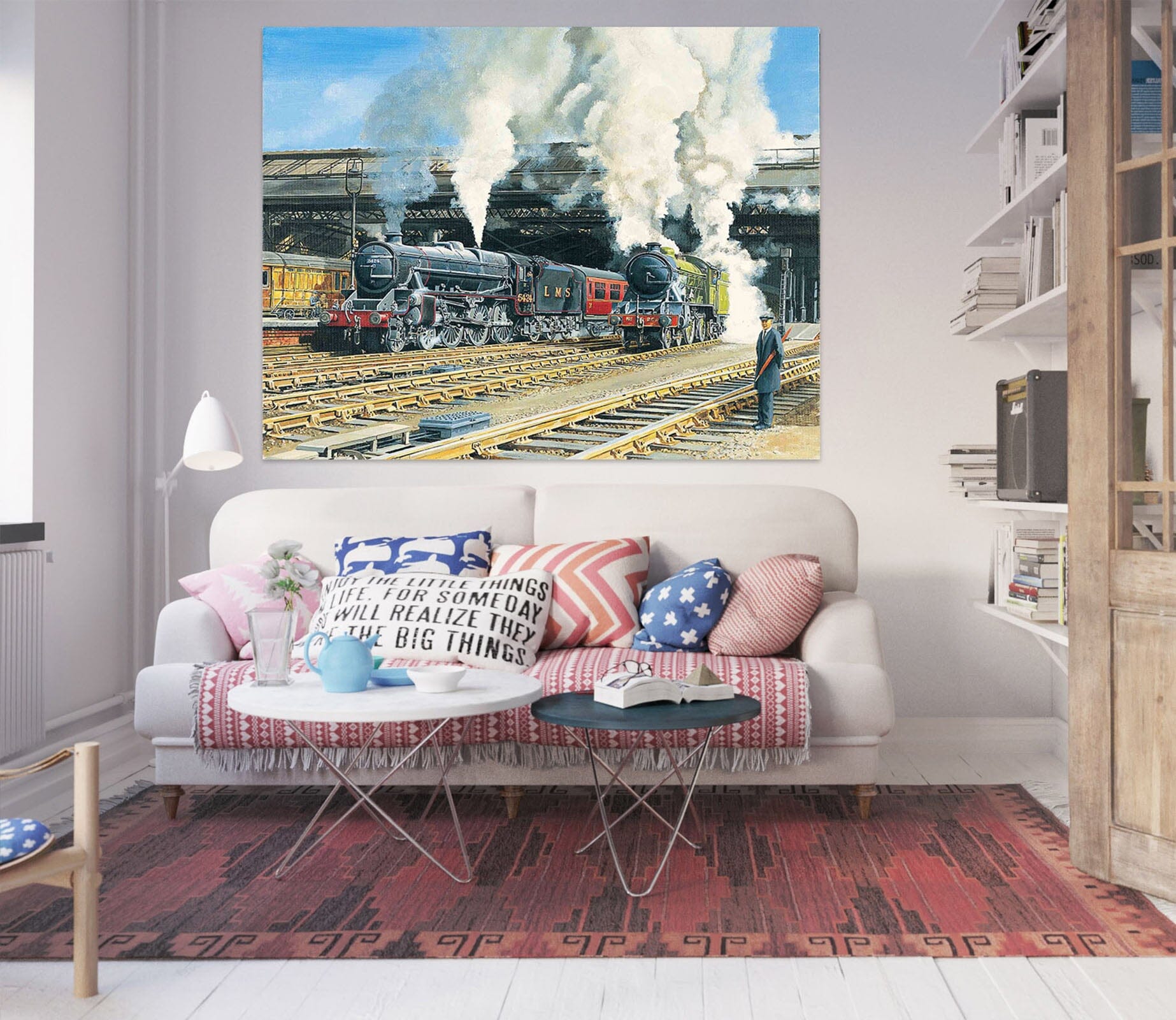 3D Full Steam Ahead 034 Trevor Mitchell Wall Sticker Wallpaper AJ Wallpaper 2 