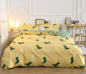 3D Little Dinosaur Pattern 50105 Bed Pillowcases Quilt