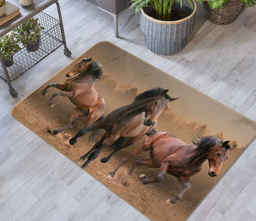 3D Brown Horse 68150 Animal Non Slip Rug Mat