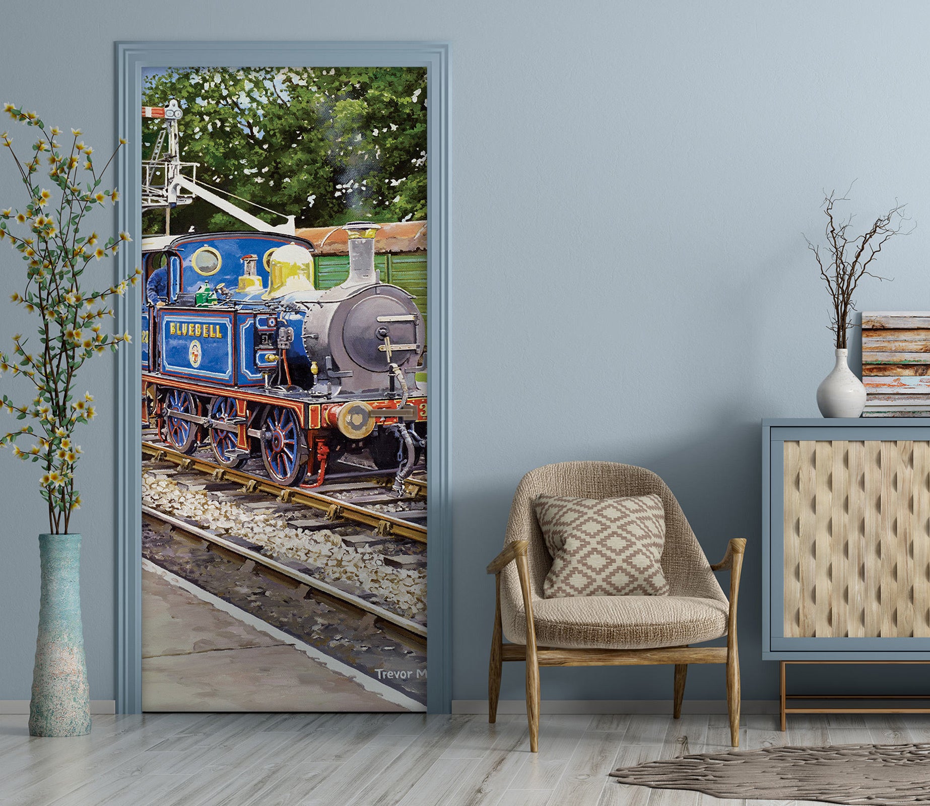 3D Train 103148 Trevor Mitchell Door Mural