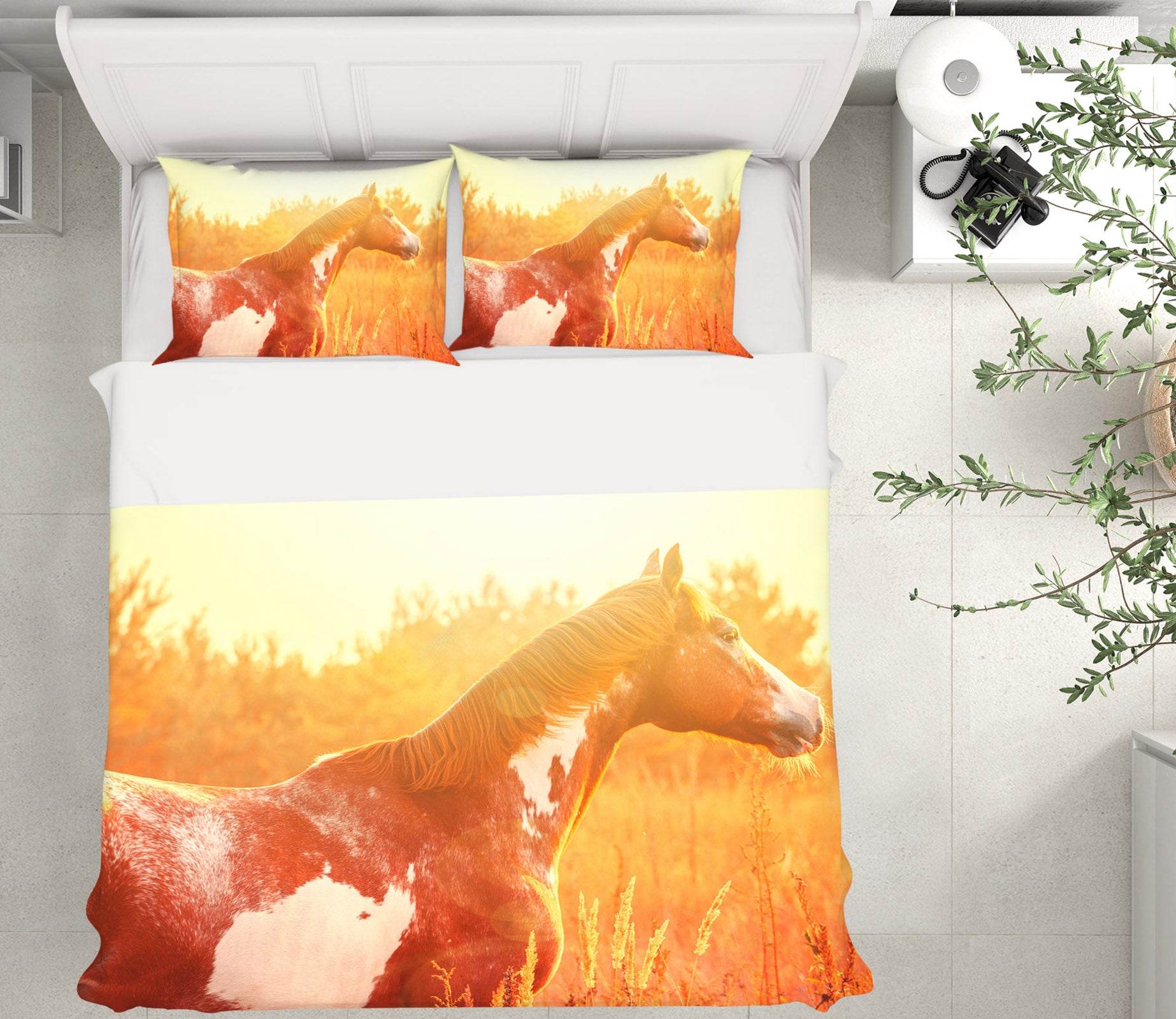 3D Horses 19209 Bed Pillowcases Quilt