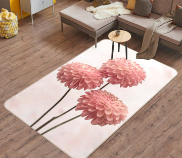 3D Pink Flower Ball 83294 Assaf Frank Rug Non Slip Rug Mat