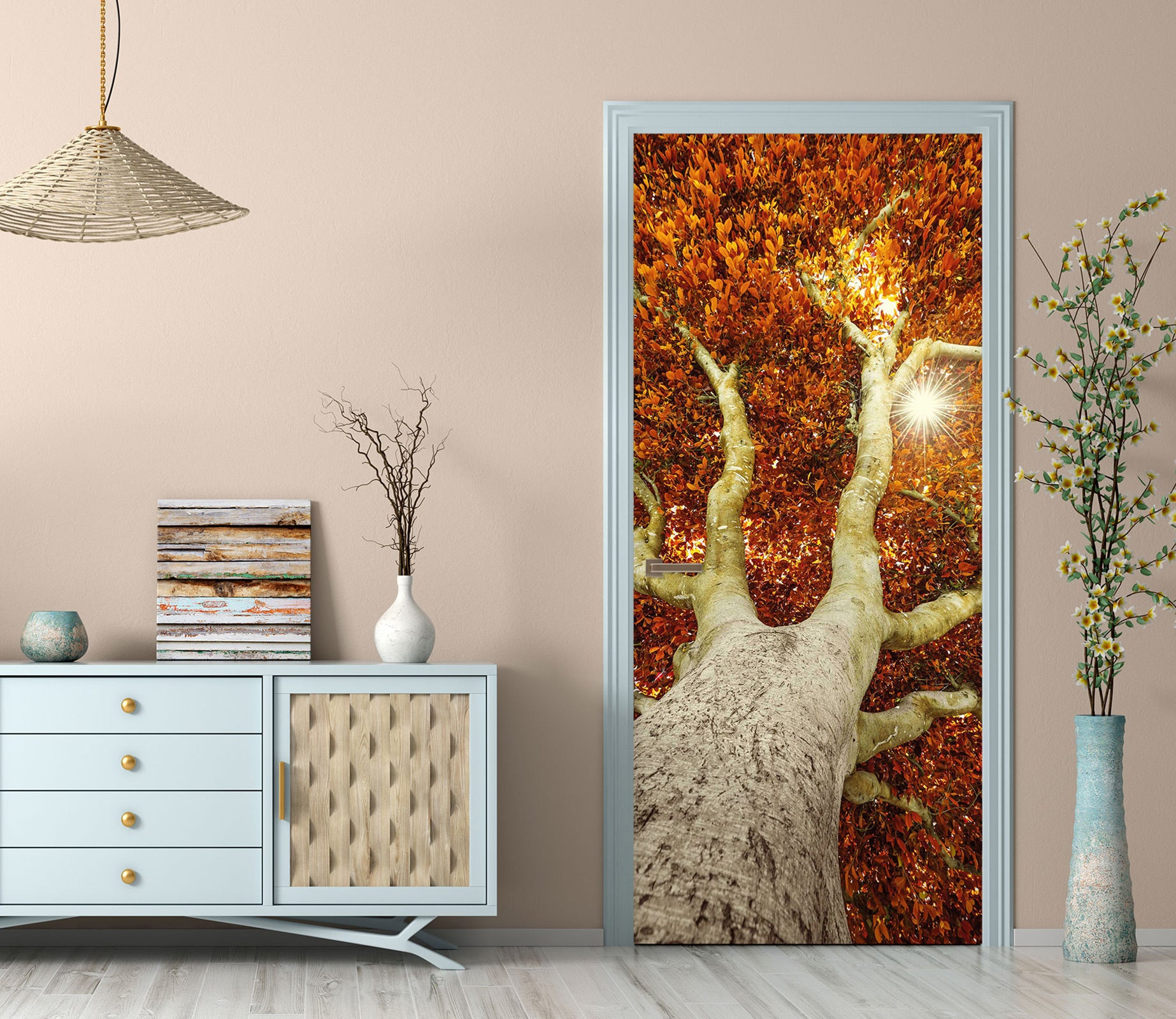 3D Big Tree 24064 Door Mural