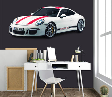 3D Sport Car White 0224 Vehicles Wallpaper AJ Wallpaper 