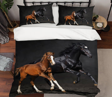 3D Horse 19213 Bed Pillowcases Quilt