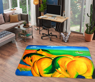 3D Abstract Pattern 33140 Non Slip Rug Mat