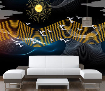 3D Pigeon Wings WC2076 Wall Murals