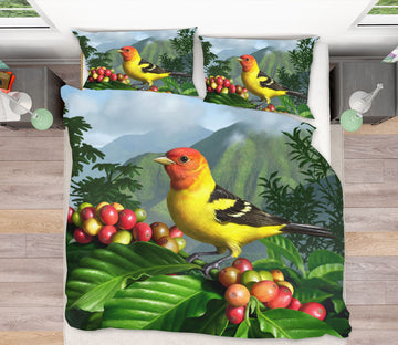 3D Western Tanager 18076 Jerry LoFaro bedding Bed Pillowcases Quilt