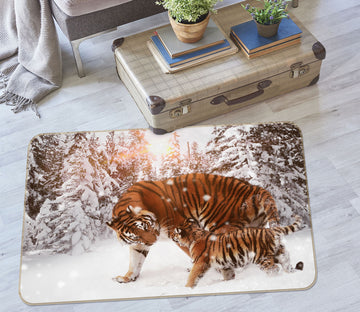 3D Snowfield Tiger 69026 Animal Non Slip Rug Mat