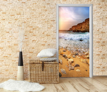 3D Seaside Stone 24079 Door Mural